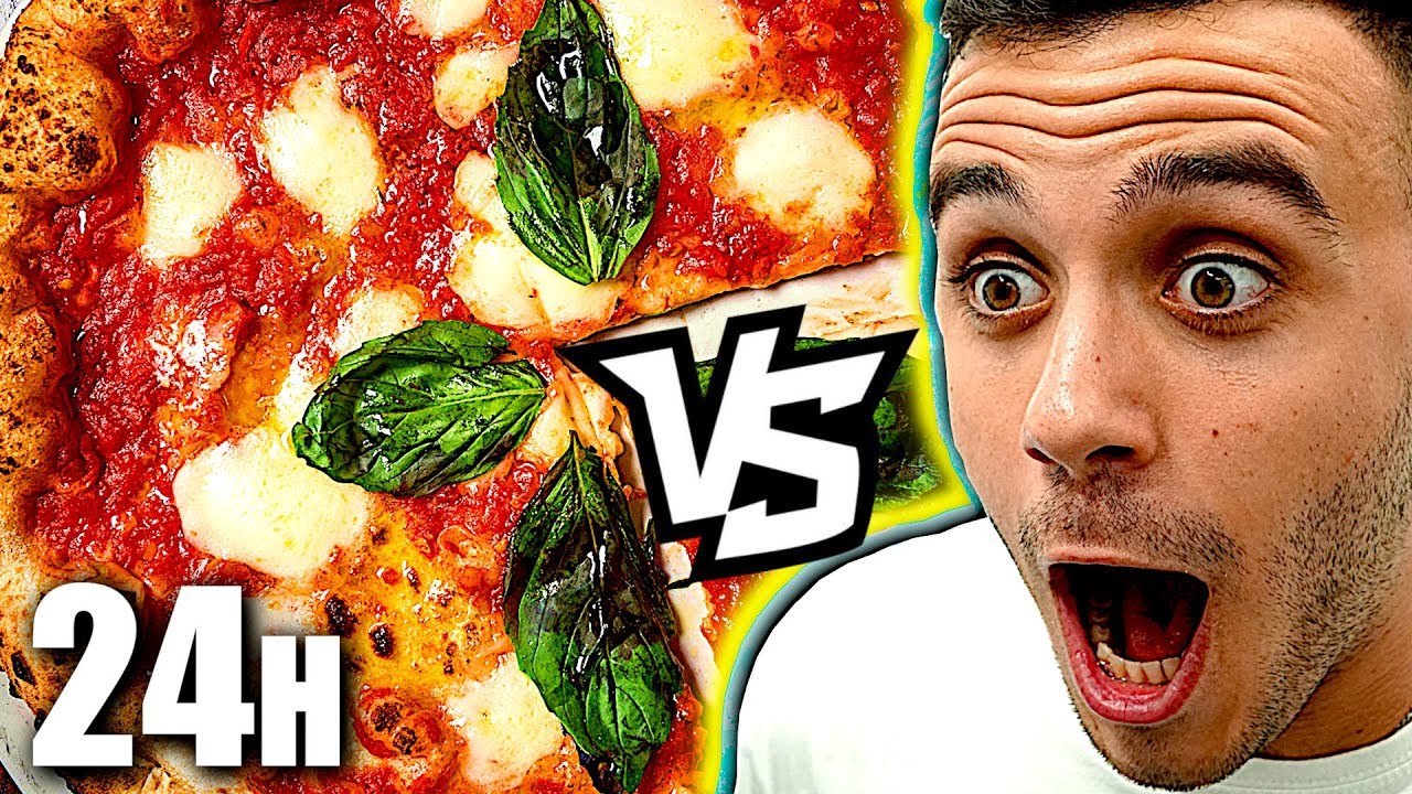 MANGIO PER 24 ORE SOLO PIZZA!!!