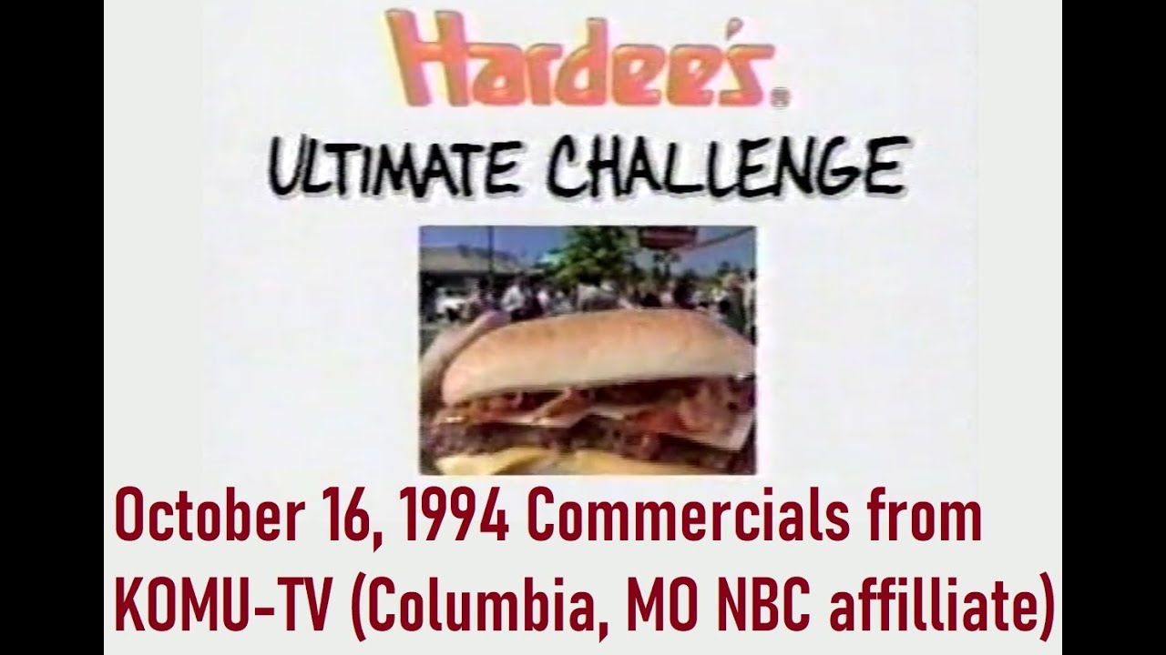 October 16, 1994 Commercials from NBC (Columbia, Missouri affiliate KOMU TV 8)