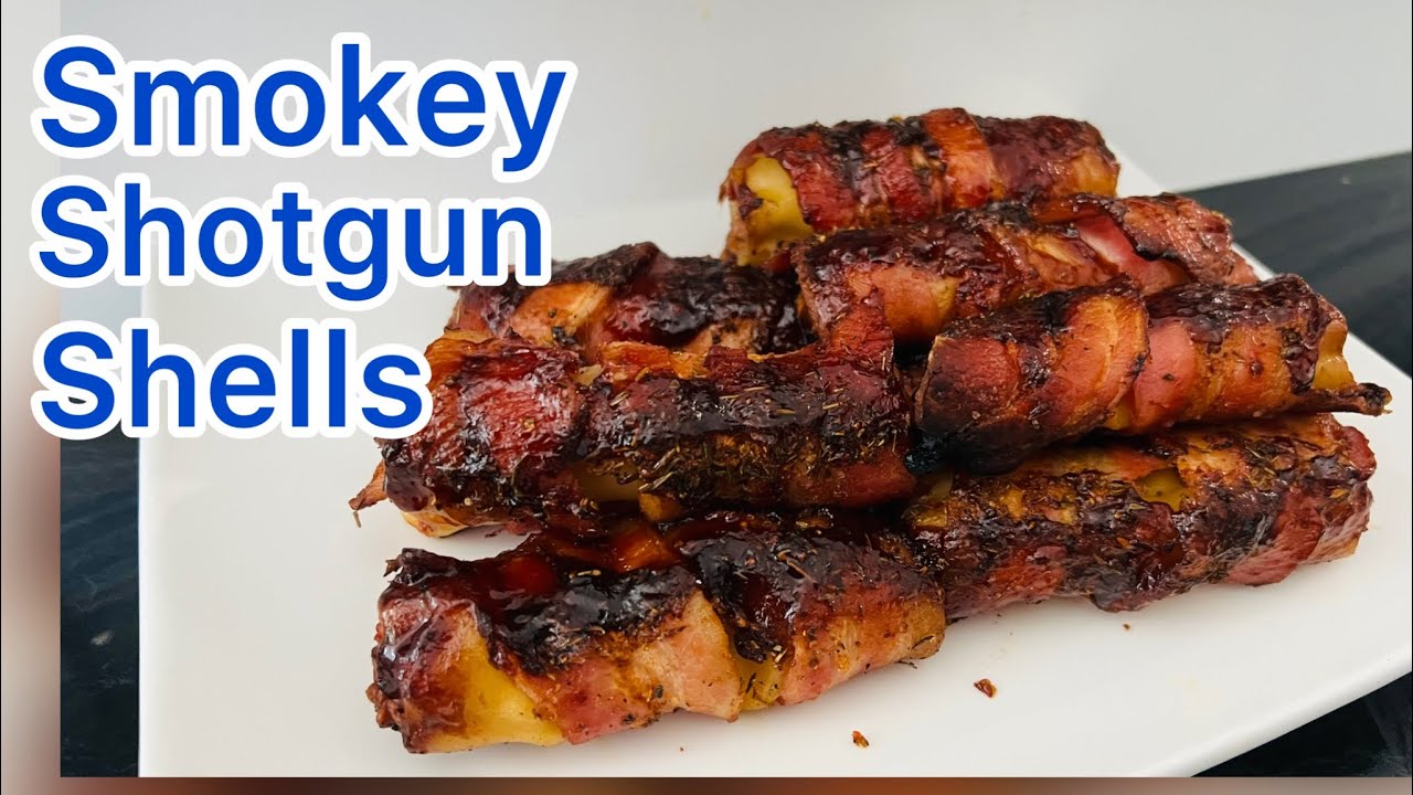 WEBER BABY Q RECIPE: Smoked Shotgun Shells On Weber Baby Q