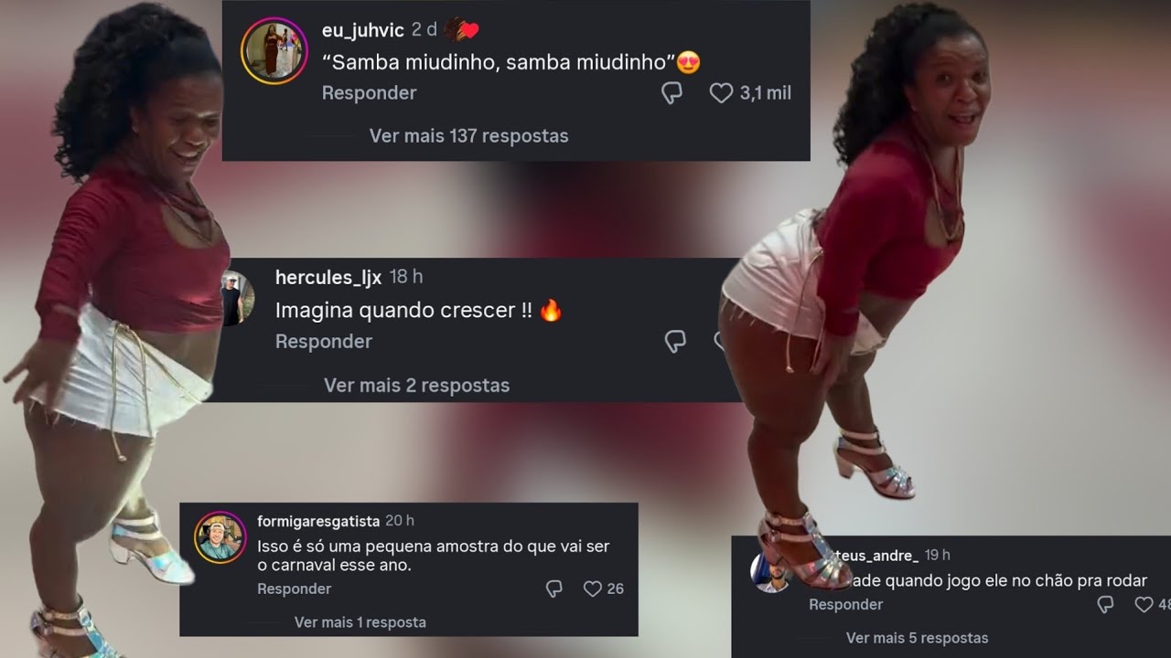 Mini musa do carnaval 😂 | Comentários MALICIOSOS do Instagram 
