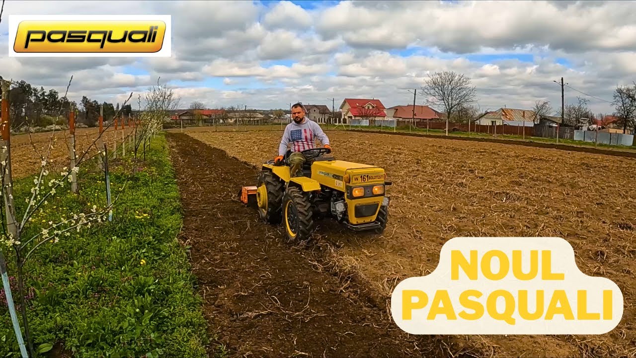 Am readus la viata tractorul pasquali - Dam cu freza in gradina!