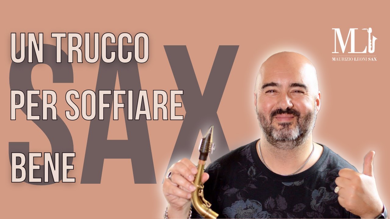 SAX, scopri se stai soffiando bene con questo trucco.