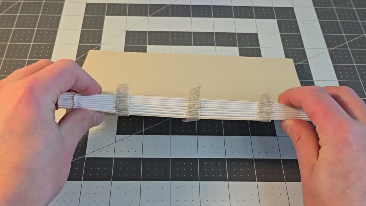 Bookbinding Tutorial 5  - Gluing the Textblock