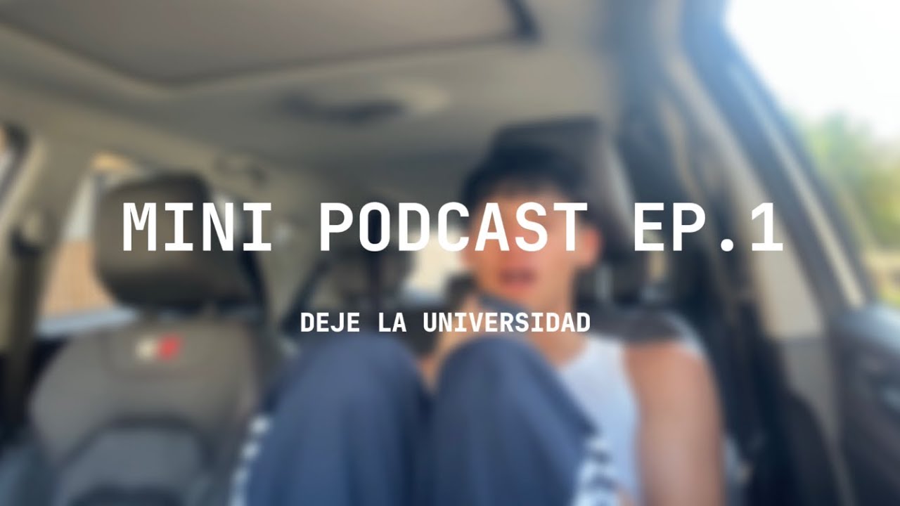 deje la universidad [diseño de vestuario] // mini podcast EP 1