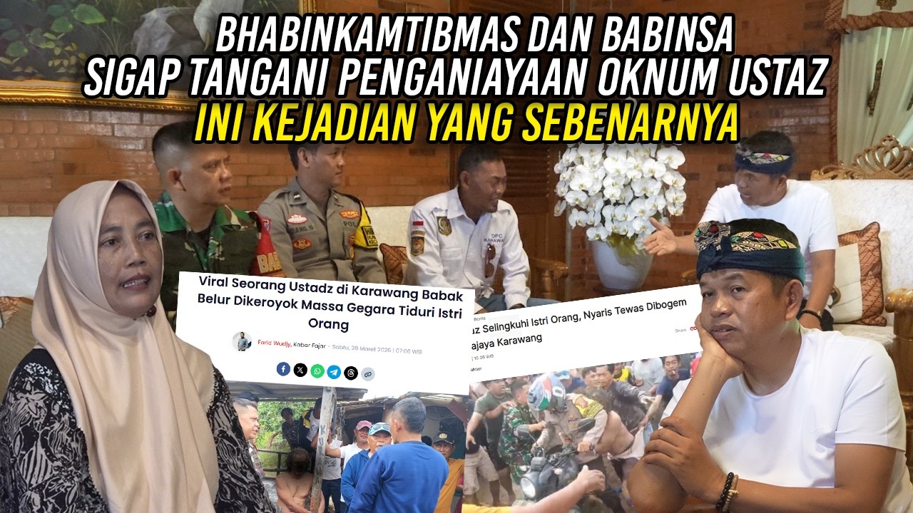 BHABINKAMTIBMAS DAN BABINSA SIGAP TANGANI PENG4N1AY4AN 0KNUM USTAZ | INI KEJADIAN YANG SEBENARNYA