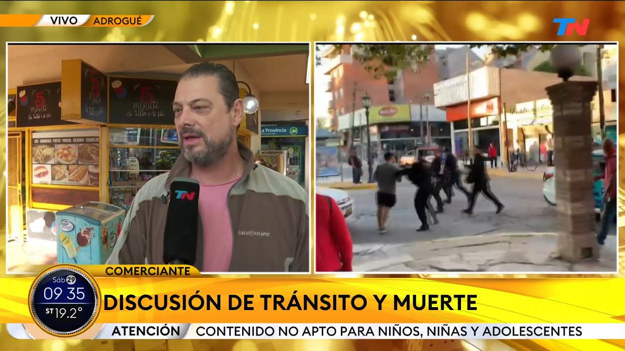 ADROGUÉ I Un hombre falleció tras una fuerte discusión de tránsito con un colectivero