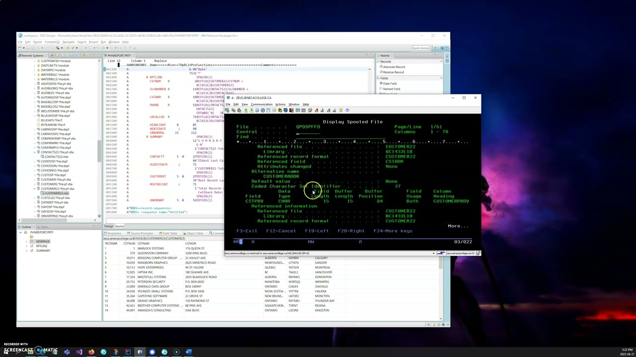 IBM RDi lab9a-1 how to embed SQL statements in AS400