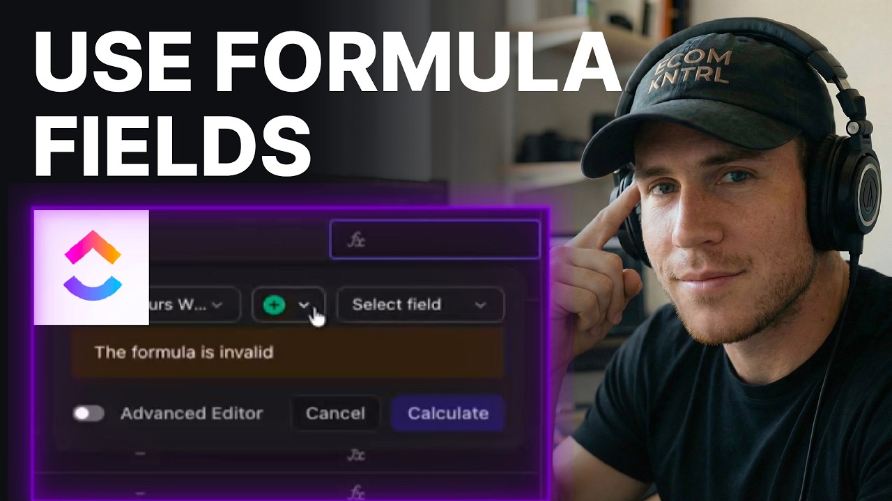How To Use ClickUp Formula Custom Fields (2026) | Custom Fields