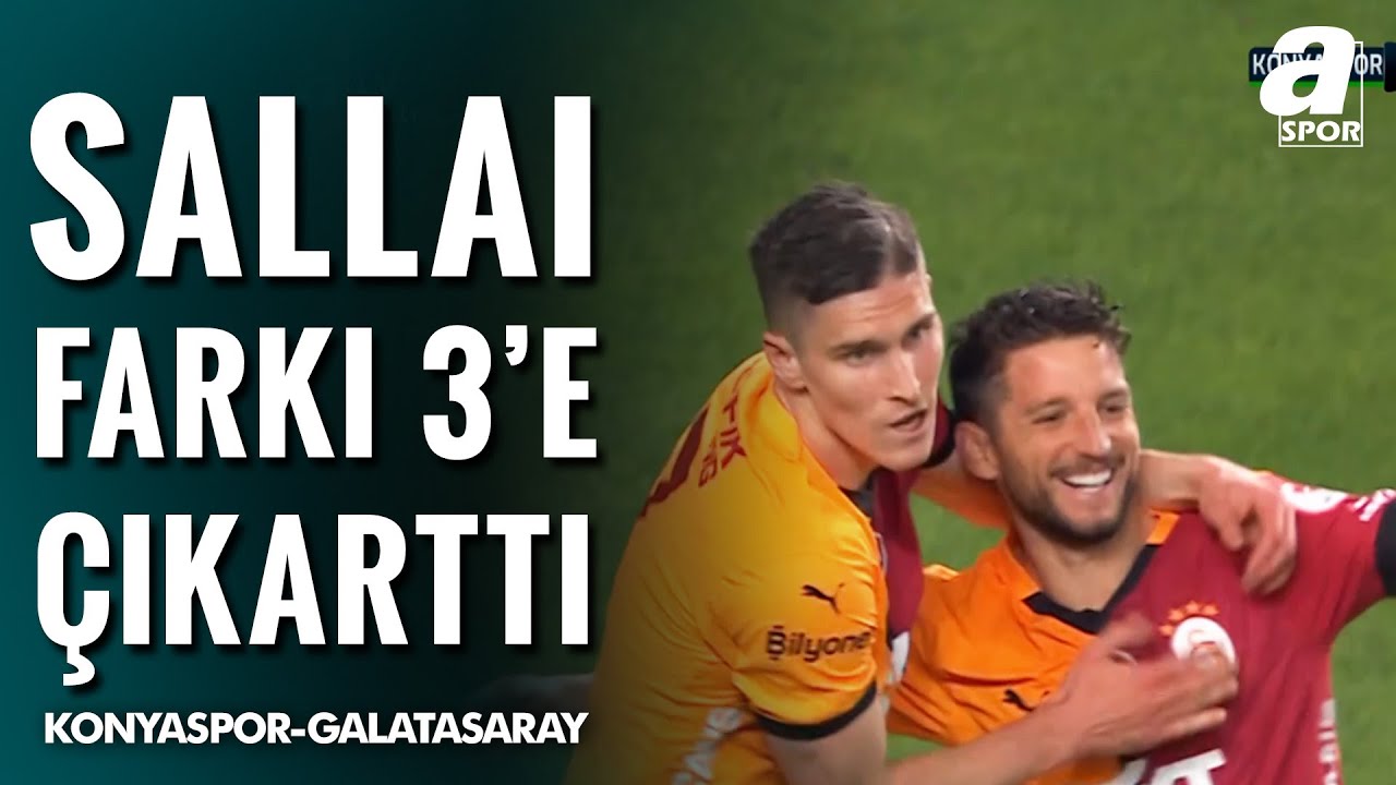 GOL Roland Sallai | Konyaspor 1-4 Galatasaray |  Ziraat Türkiye Kupası Yarı Final