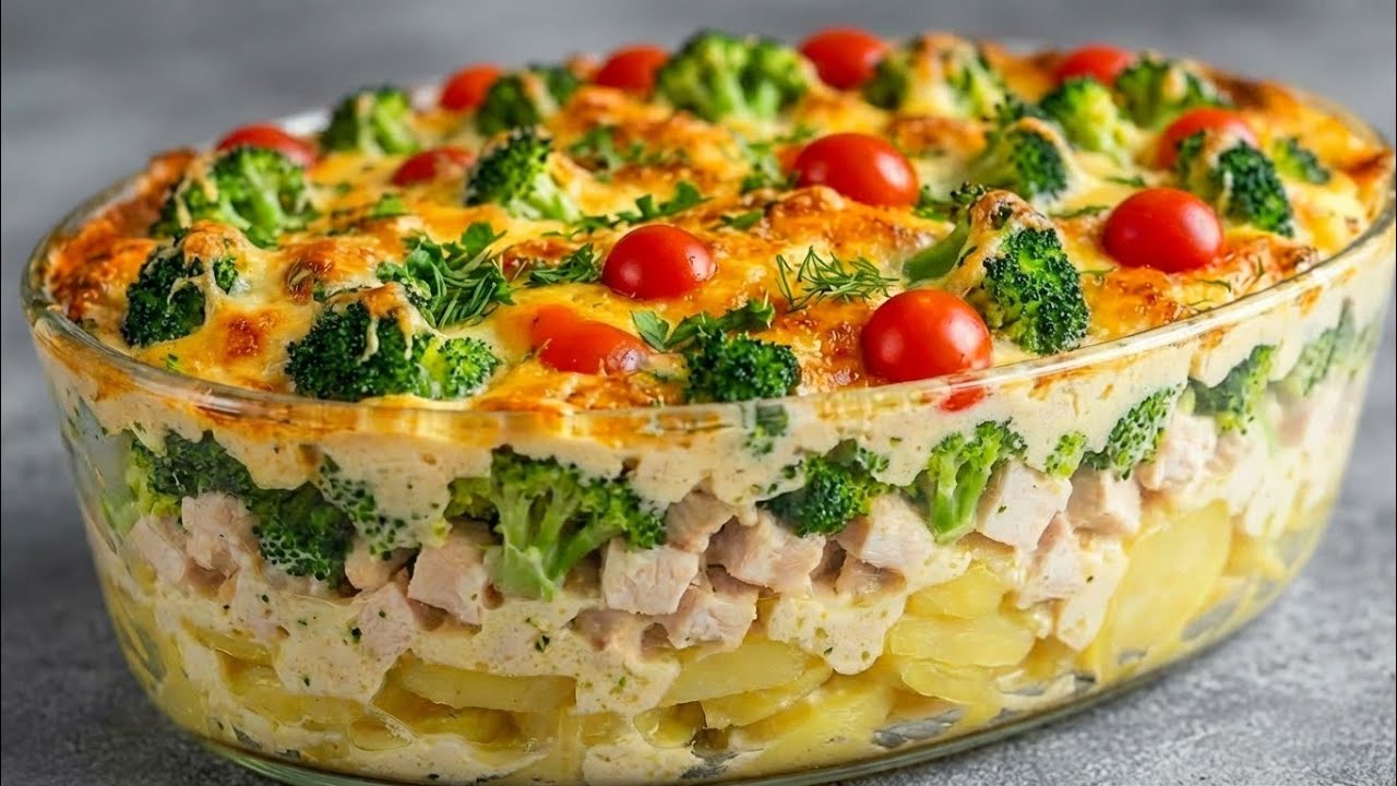 So einfach, so lecker! Kartoffel-Brokkoli-Auflauf nach Omas Geheimrezept!