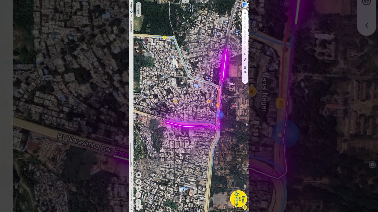 New Fly overs and underpass at Mehidi Patnam