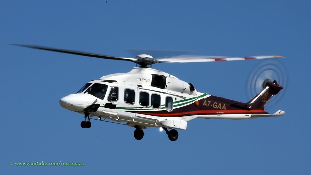 [Flight test] AW-189 Gulf Helicopters @ Malta Int. Airport