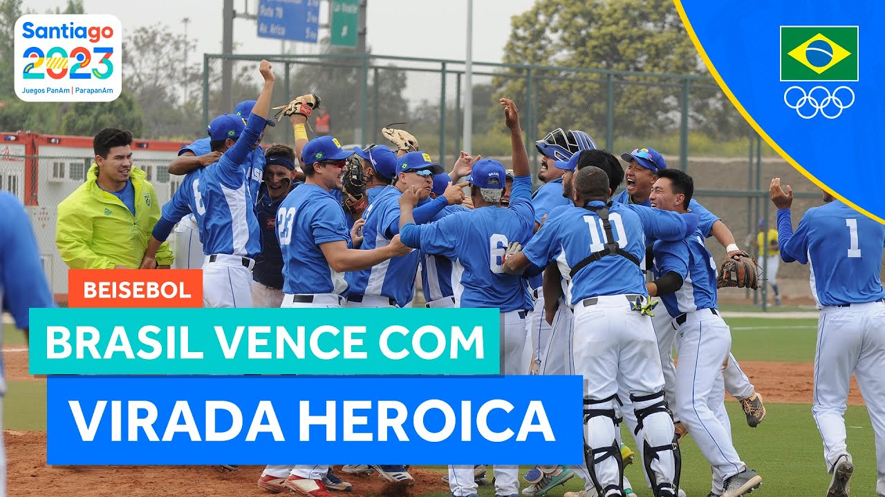 JOGOS PAN-AMERICANOS | VIRADA HERÓICA DO BRASIL SOBRE A COLÔMBIA E SEGUNDA VITÓRIA NO BEISEBOL
