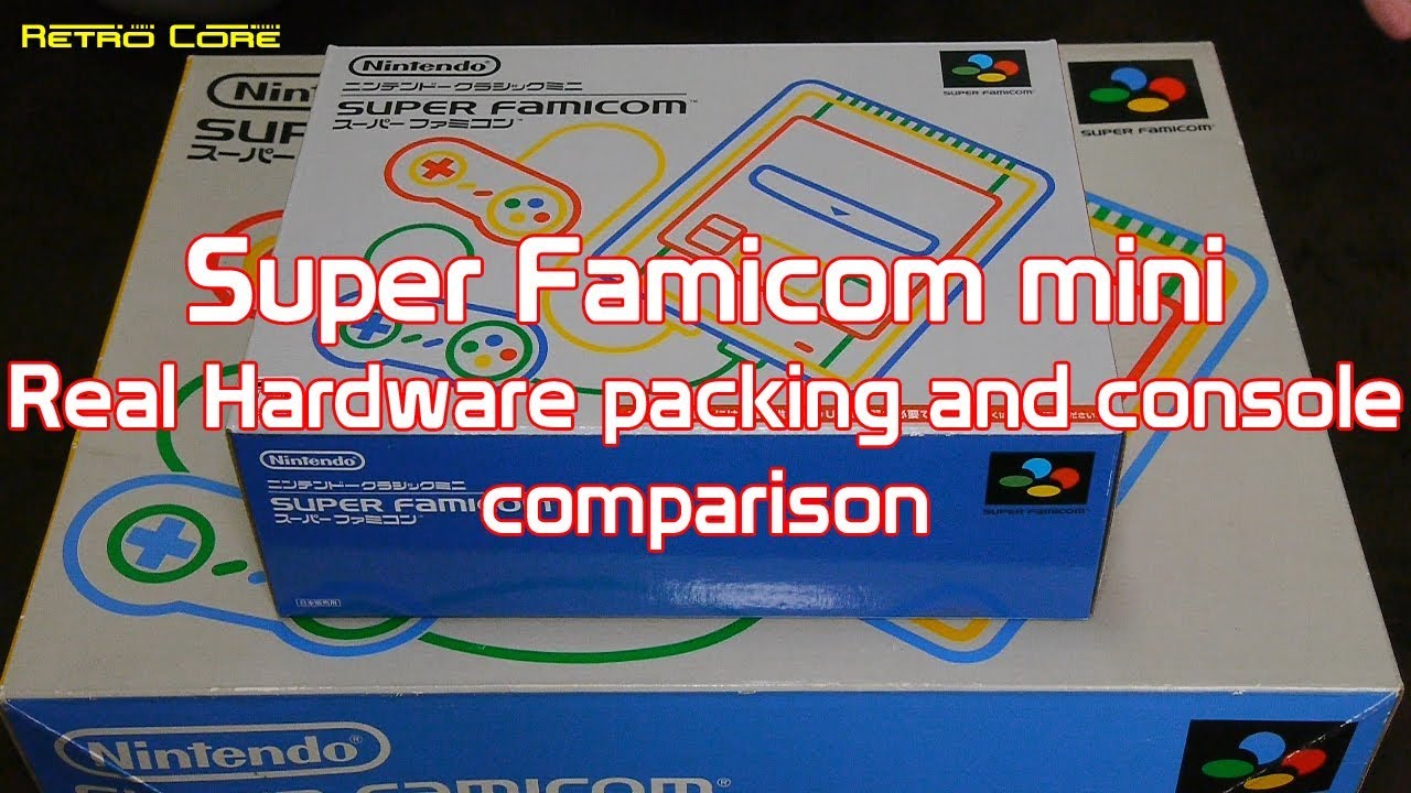 Super Famicom Mini Classic - Real SFC comparison