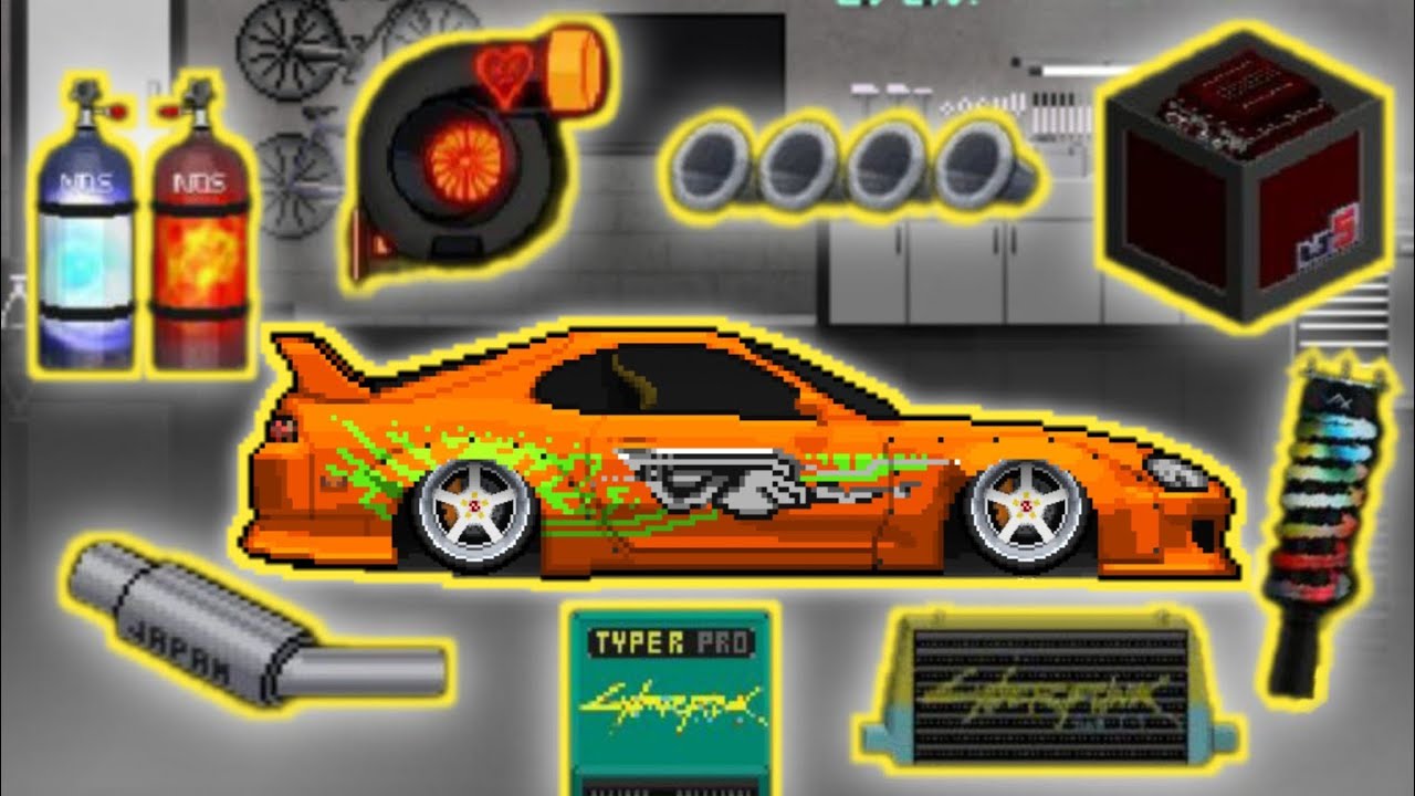 Toyota Supra / Pixel Car Racer / Gameplay / FoxFire / Part 1 /