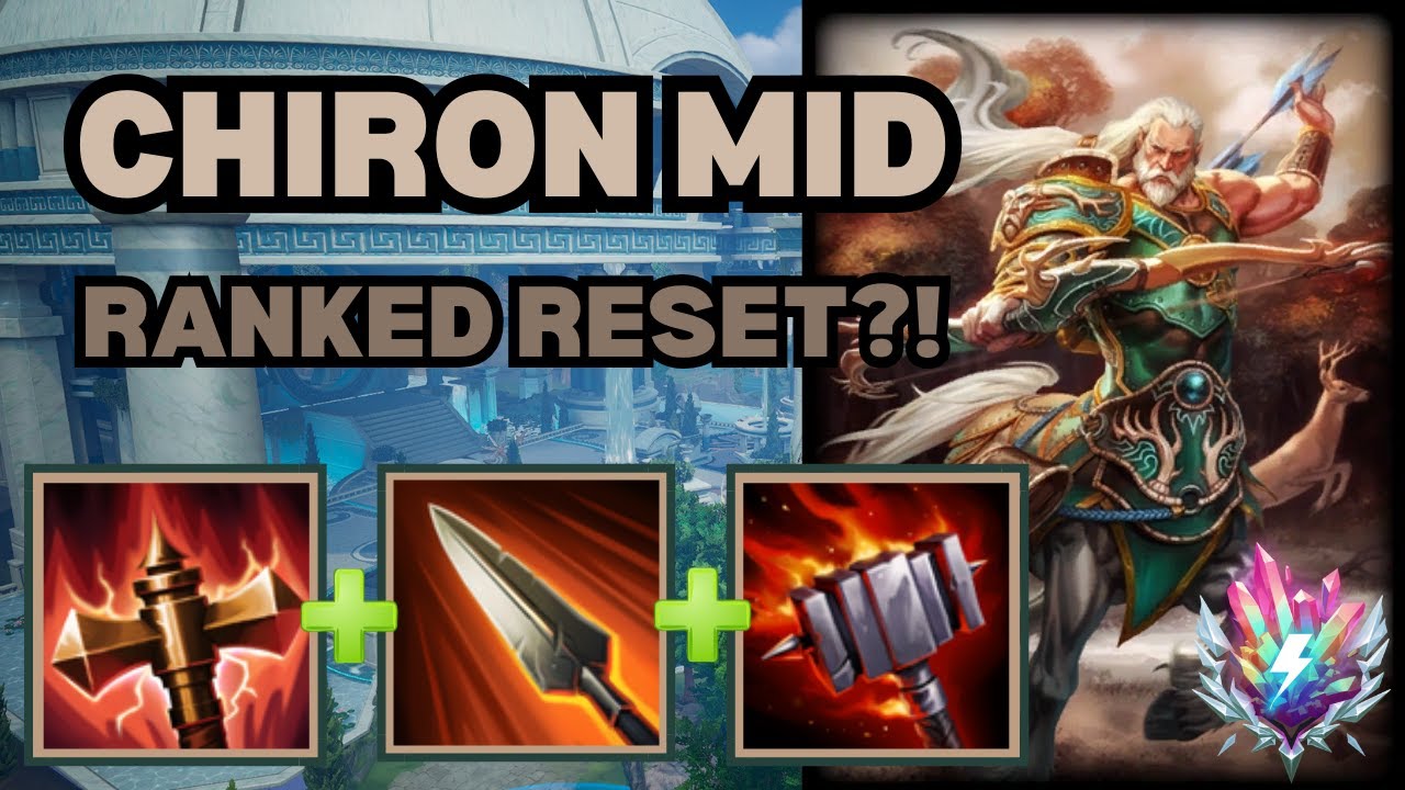 NEW GOD, SAME RANKED DOMINATION! - Chiron Deity Mid Smite 2 Gameplay