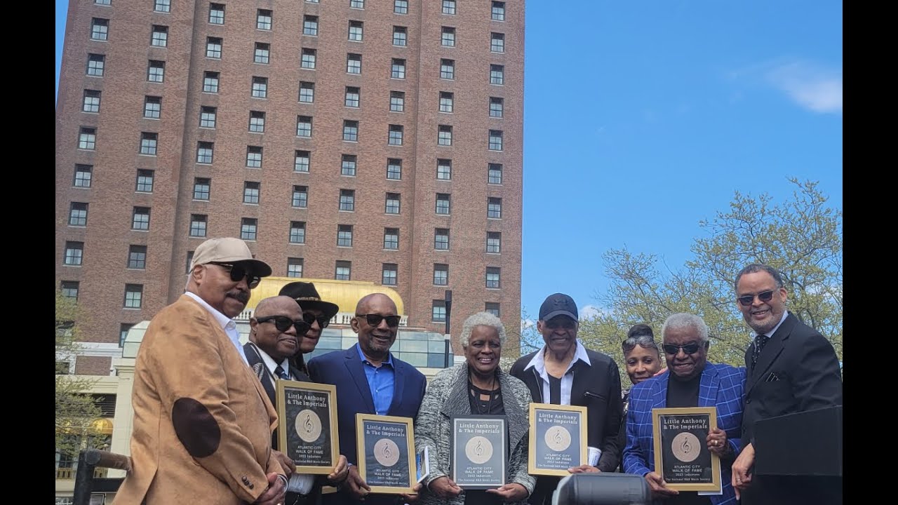 Little Anthony & The Imperials Inducted Into the Atlantic City Walk Of Fame 2023