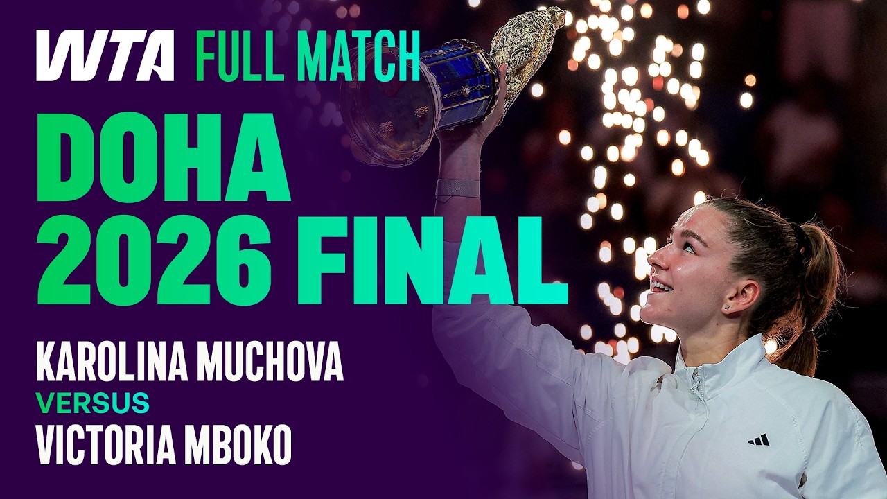 The INCREDIBLE Karolina Muchova vs. Victoria Mboko 2026 Doha Final 🏆 | WTA Full Match