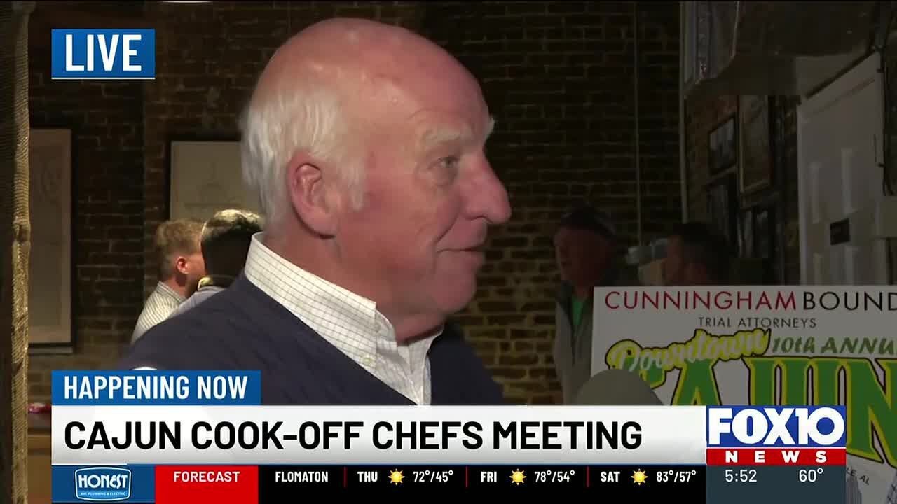 Встреча шеф-поваров, участвующих в конкурсе каджунской кухни.