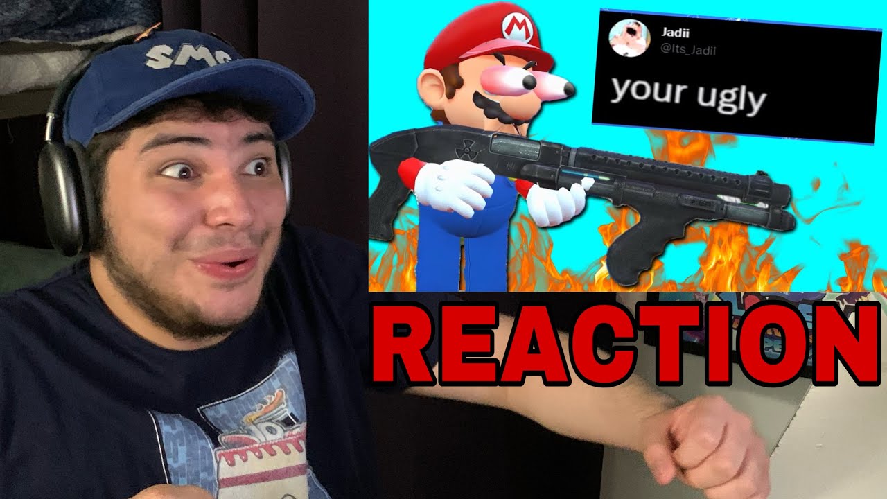 {SMG4} Mario Reacts To People Roasting Him [Reaction] “No Holding Back”
