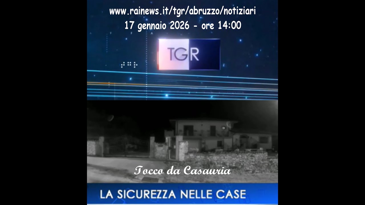 TG3 Abruzzo 17 gennaio 2026 - Tocco da Casauria