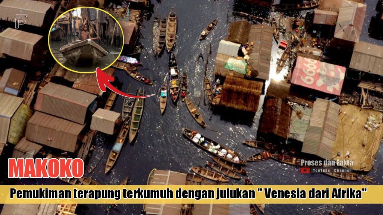 makoko, pemukiman terapung paling kumuh dengan julukan Venesia dari afrika