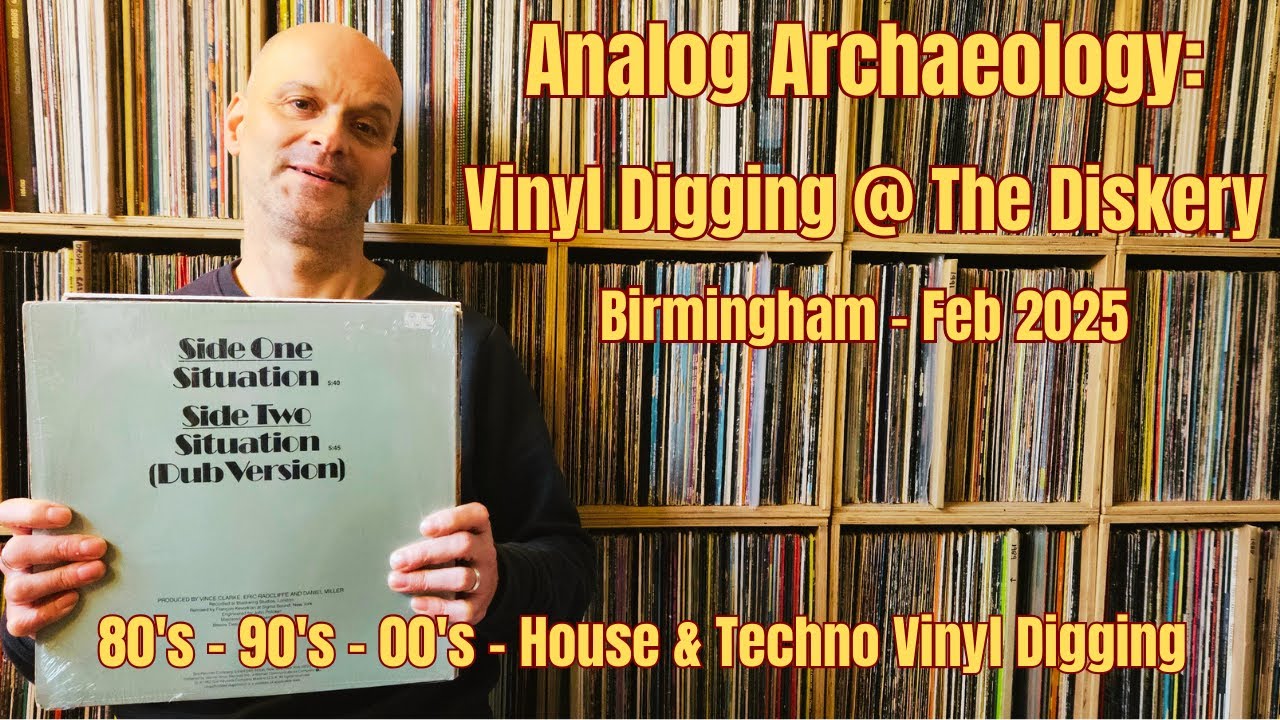 Analog Archaeology: Vinyl Digging at The Diskery - Birmingham - Feb 2025