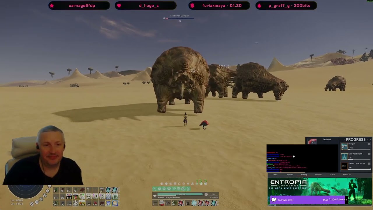 Only doing migration until BGH drops! - Entropia Universe