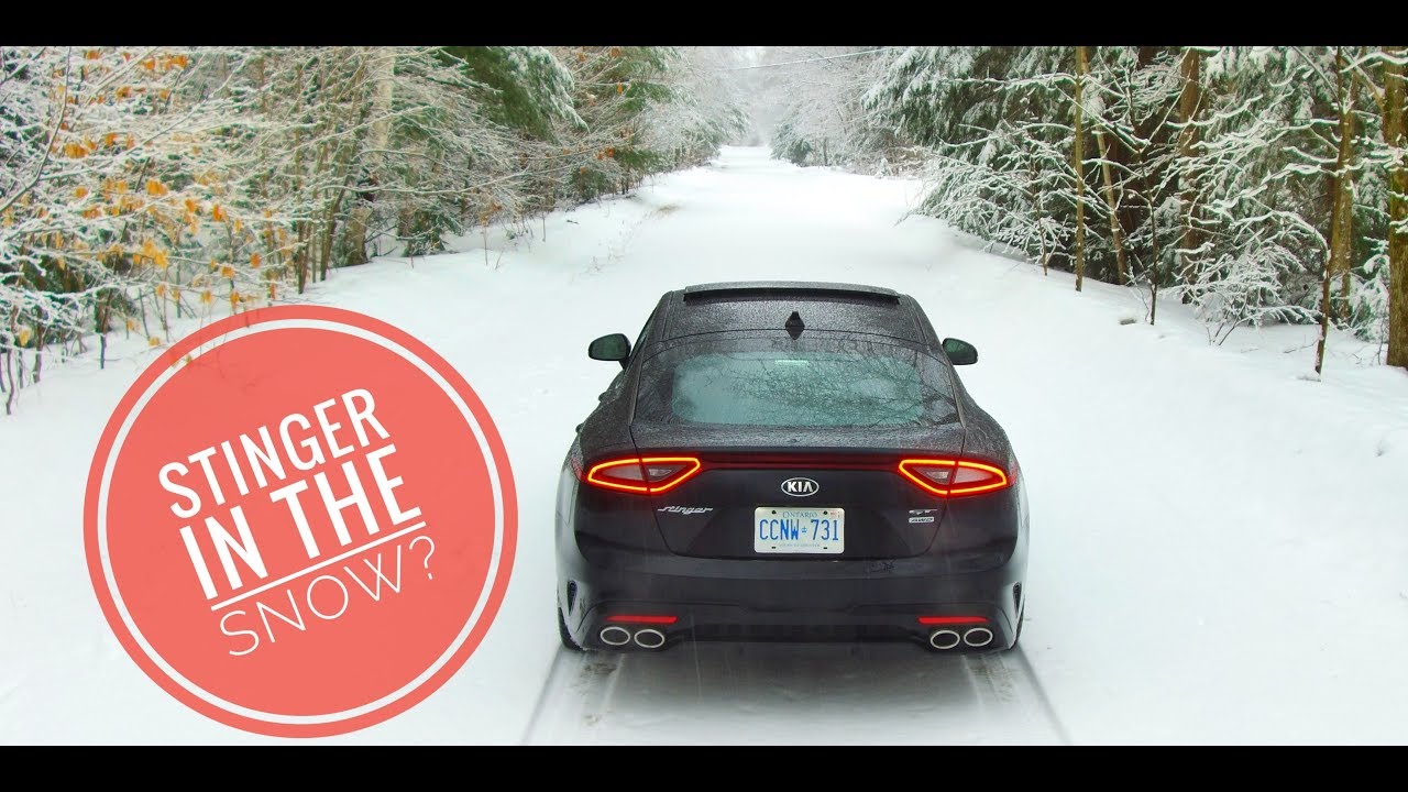 2018 Kia Stinger GT: Can you Drive it in the Snow?
