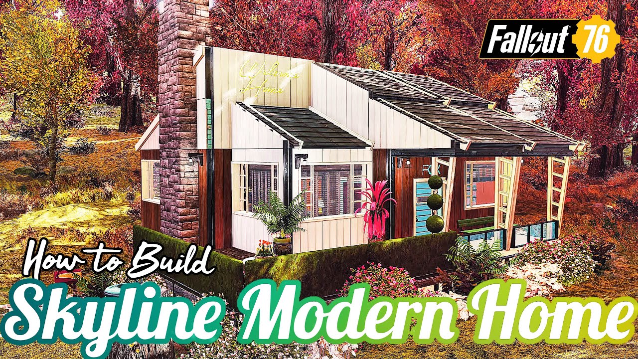 Skyline Modern Home CAMP Build Showcase & How to Build Tutorial 4K 