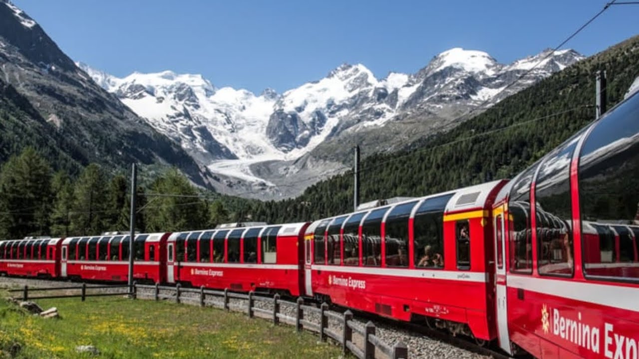 Bernina Express - Tren panorámico desde Tirano🇮🇹 a Chur🇨🇭