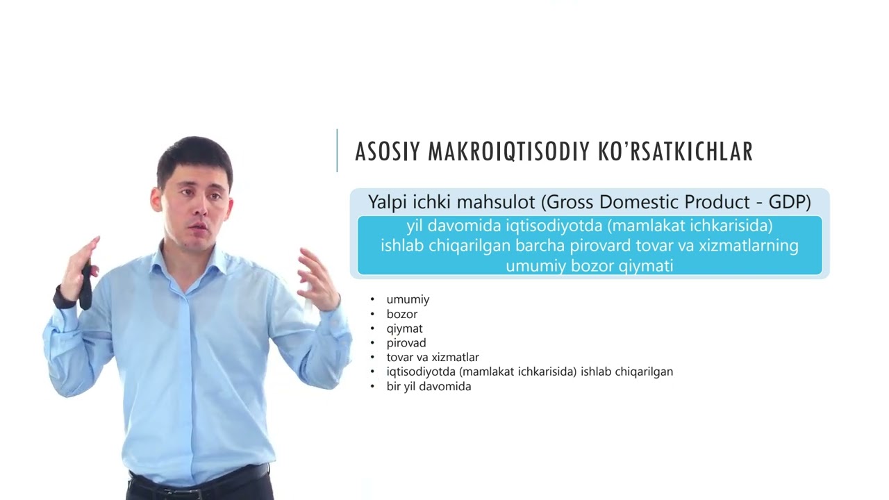 2. Makroiqtisodiy ko‘rsatkichlar va ularni hisoblash (1-qism)