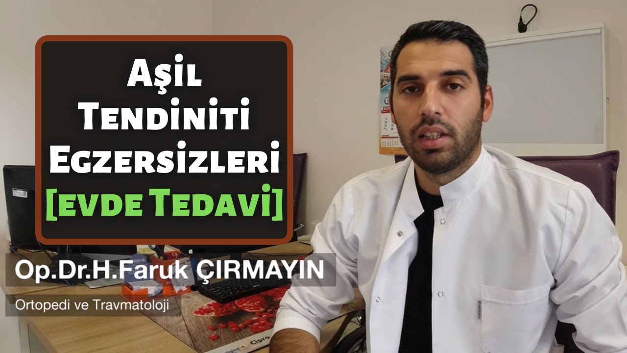 Aşil Tendiniti (iltihabı) Tedavisi Egzersizleri [Evde Fizik Tedavi]