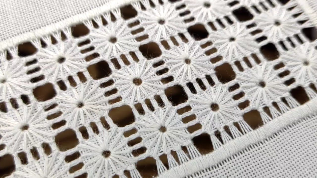Як виконати мережку квадратики | Закріпка нитки| Hand embroidery|
