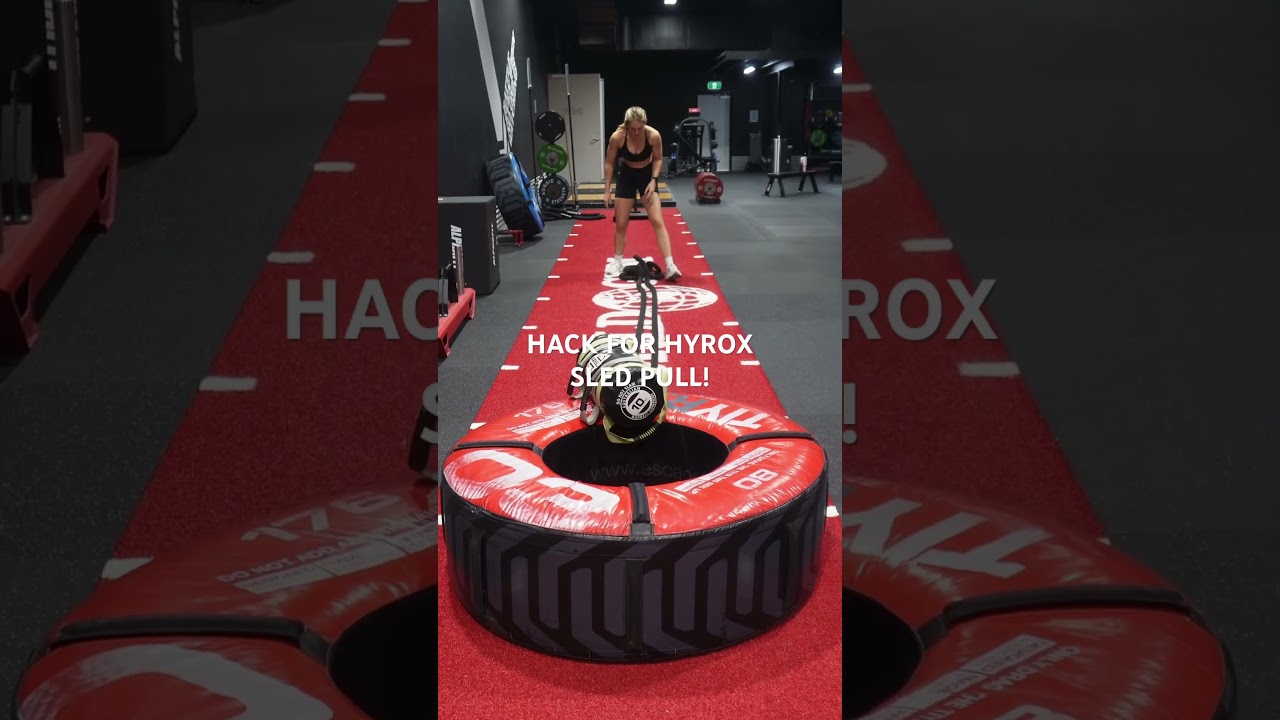 Difficult to find a sled pull at your gym?! Try this! 