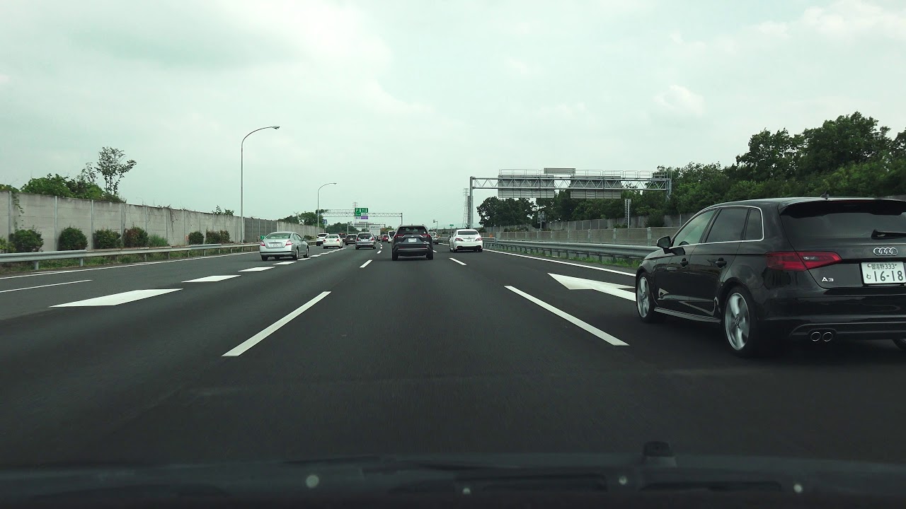 4K　E17・関越自動車道　上り・等速　後半　前橋IC→大泉JCT　埼玉県内で事故渋滞あり