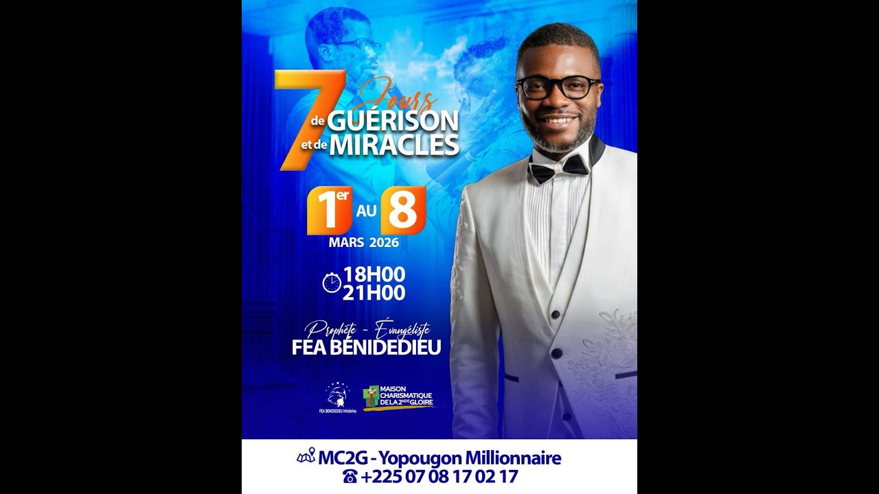 7 JOURS DE GUÉRISON ET DE MIRACLES | 03/03/2026 | FEA BENIDEDIEU