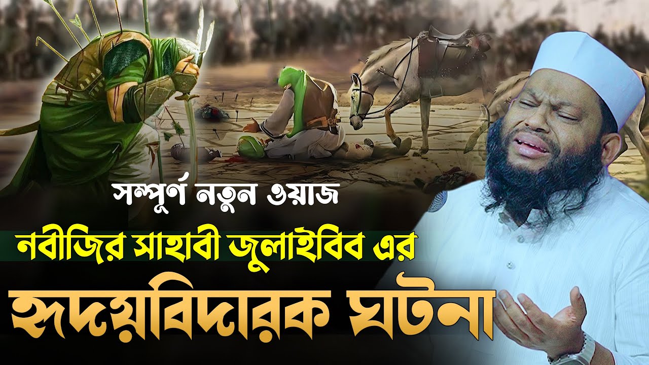 নবীজির সাহাবী জুলাইবিব হৃদয়বিদারক ঘটনা সাইদুল ইসলাম আসাদ নতুন ওয়াজ ২০২৪ kari Saidul islam asad