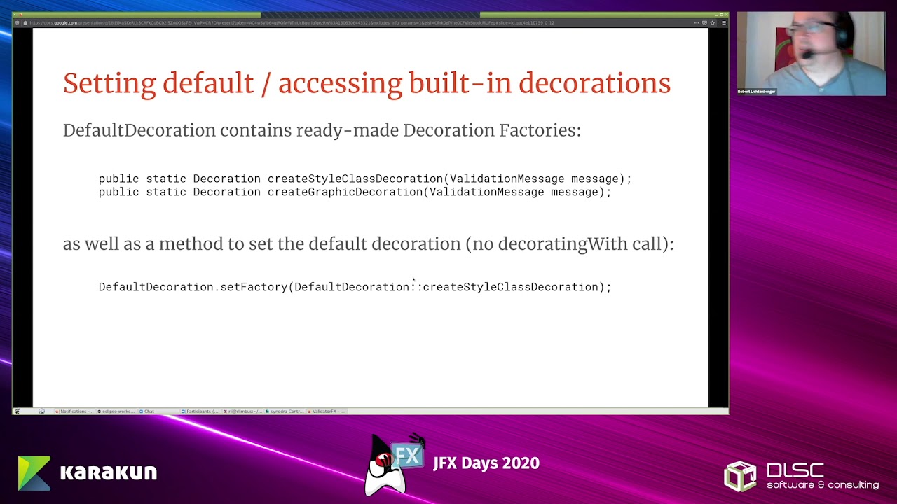 ValidatorFX | Robert Lichtenberger @ JFX Days 2020