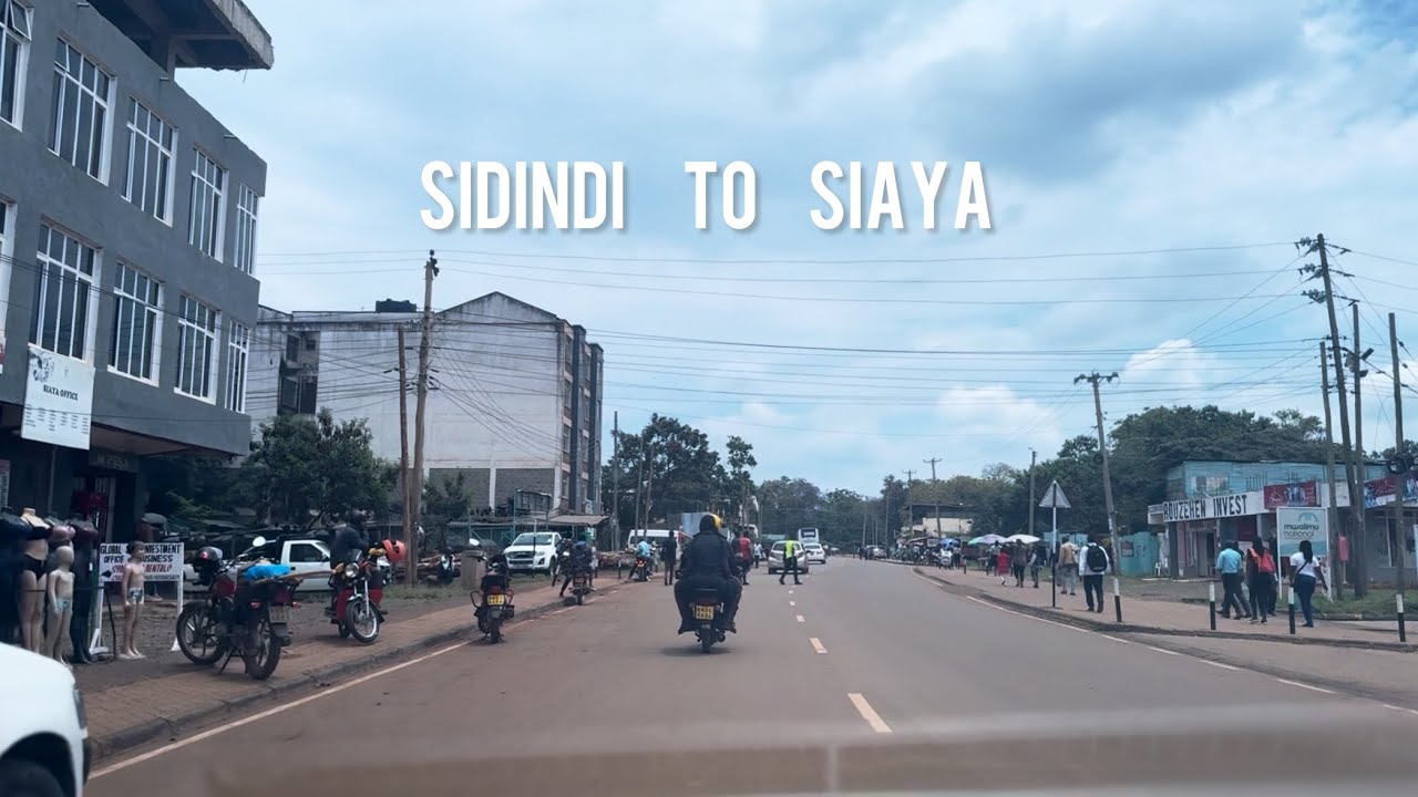 Drive from Sidindi | Rang’ala to Siaya Town