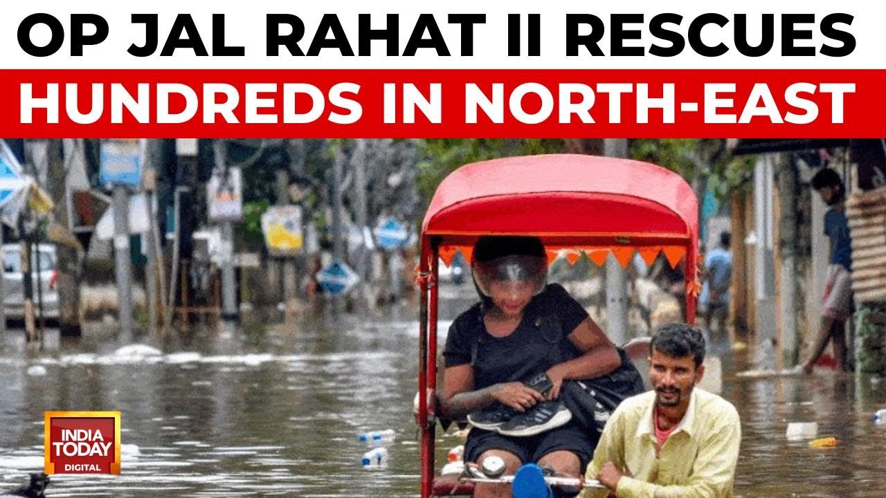 Army Launches Operation Jal Rahat II to Rescue Flood Victims in North-East | Monsoon News