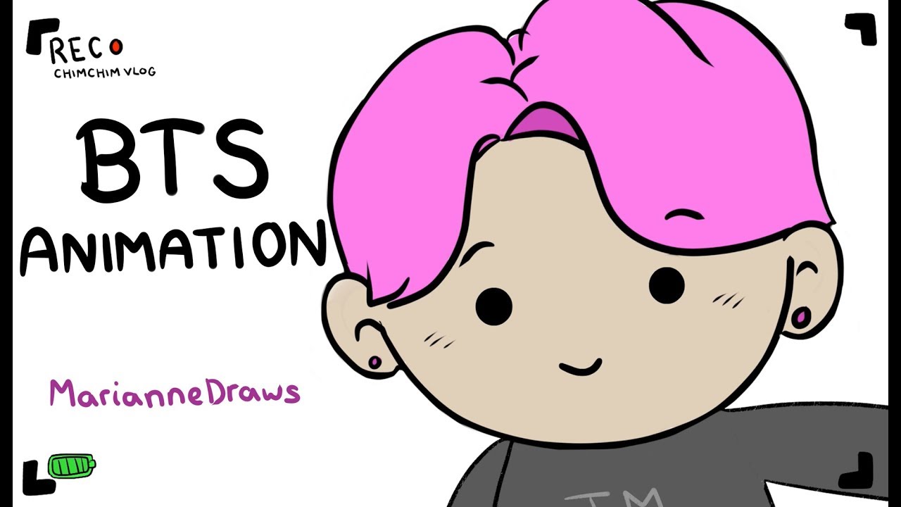 BTS Animation - If BTS Were Youtubers