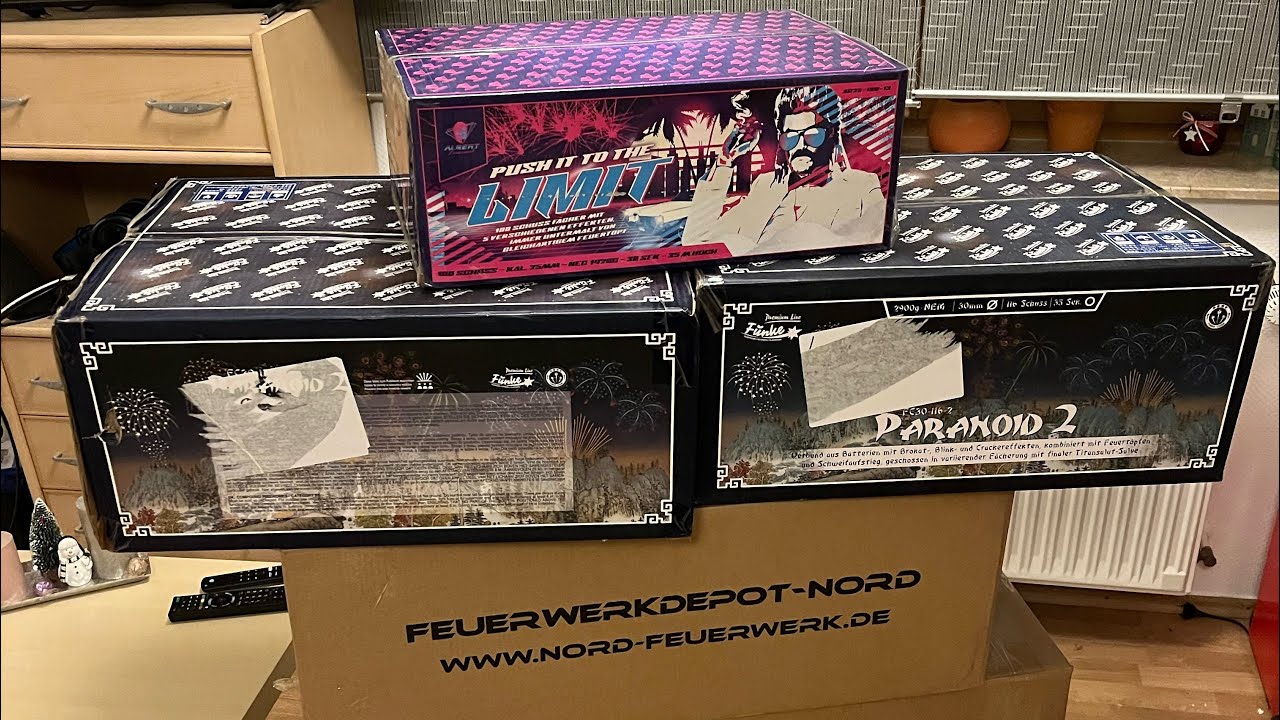 Feuerwerkdepotnord unboxing 2023 // Feuerwerk auspacken