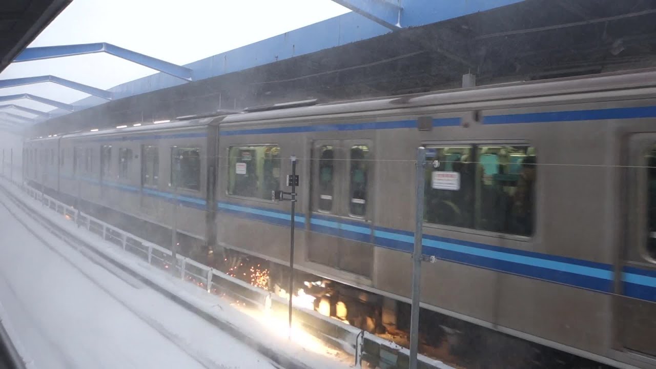【FHD】横浜市営地下鉄・火花散る第三軌条(Sparkly Third Rail of Yokohama Municipal Subway)