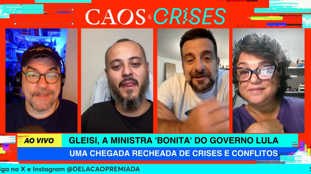 Caos e Crises | Gleisi Hoffmann a nova (e bonita) ministra do Governo Lula | (14/03/2025)