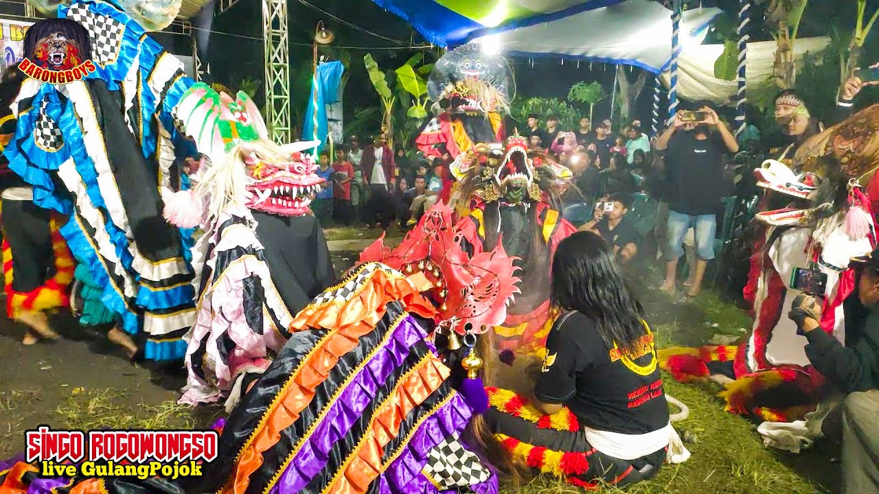 Barongan Devil Kesurupan, Barongan Devil Ngamuk! Pentas Barongan Singo Rogowongso live Harjowinangun