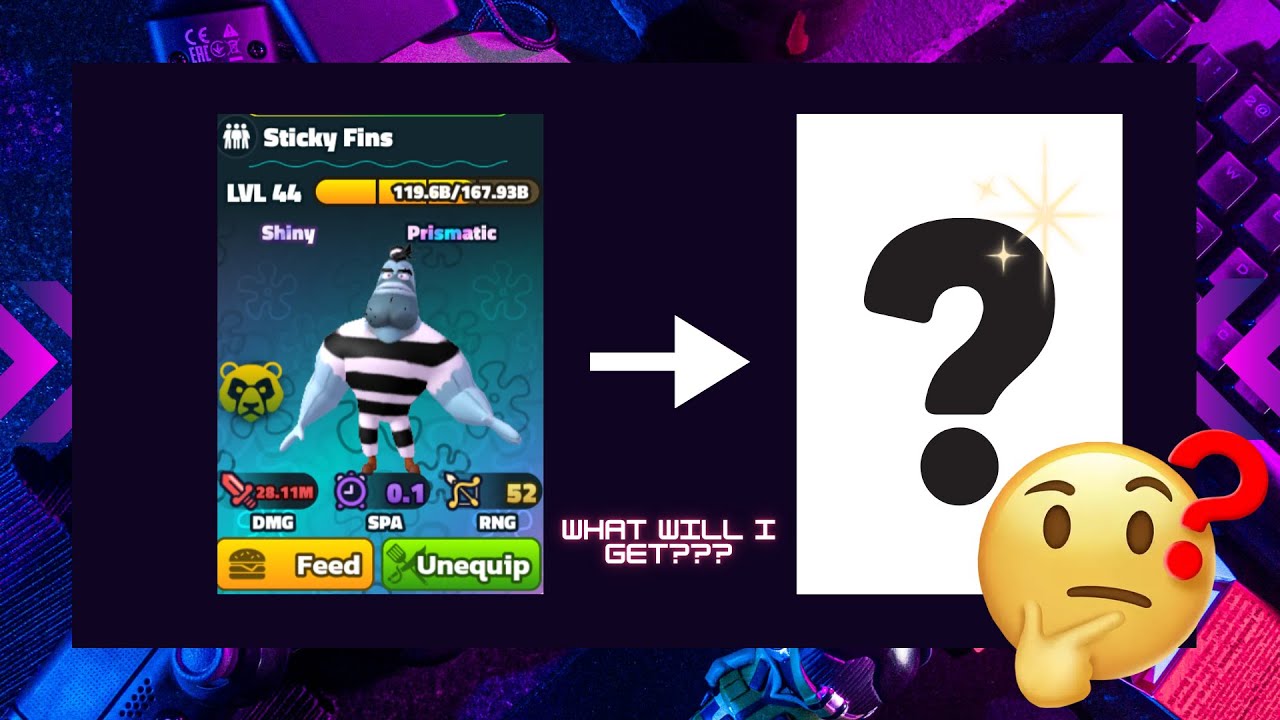 Trading shiny sticky fin for something better in SpongeBob Tower Defense #roblox #robloxgames