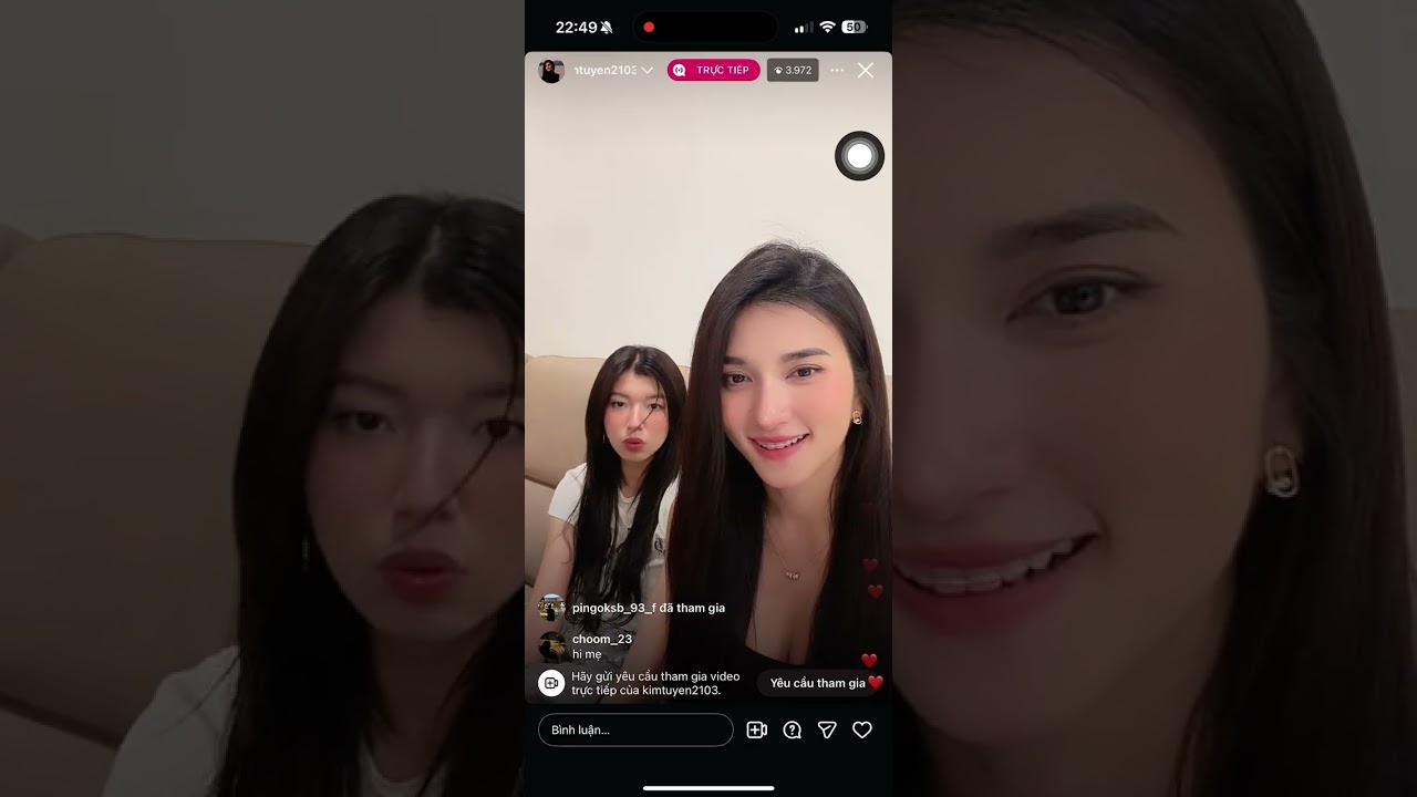 Live Kim Tuyến Đồng Ánh Quỳnh( đang bang dt dài k duoc phai lam s ta)#youtubeshorts #kimtuyen 