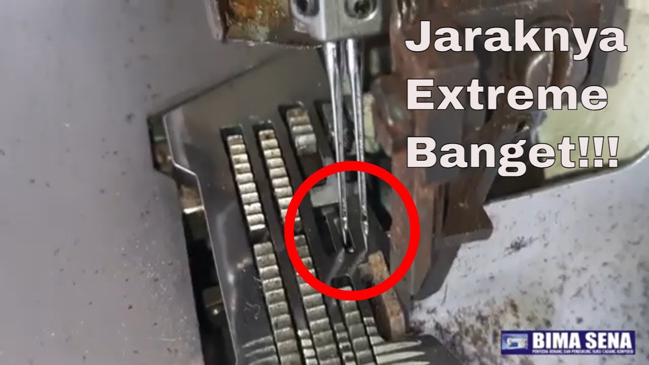 Cara Meluruskan jarum dengan plat/tataban Obras