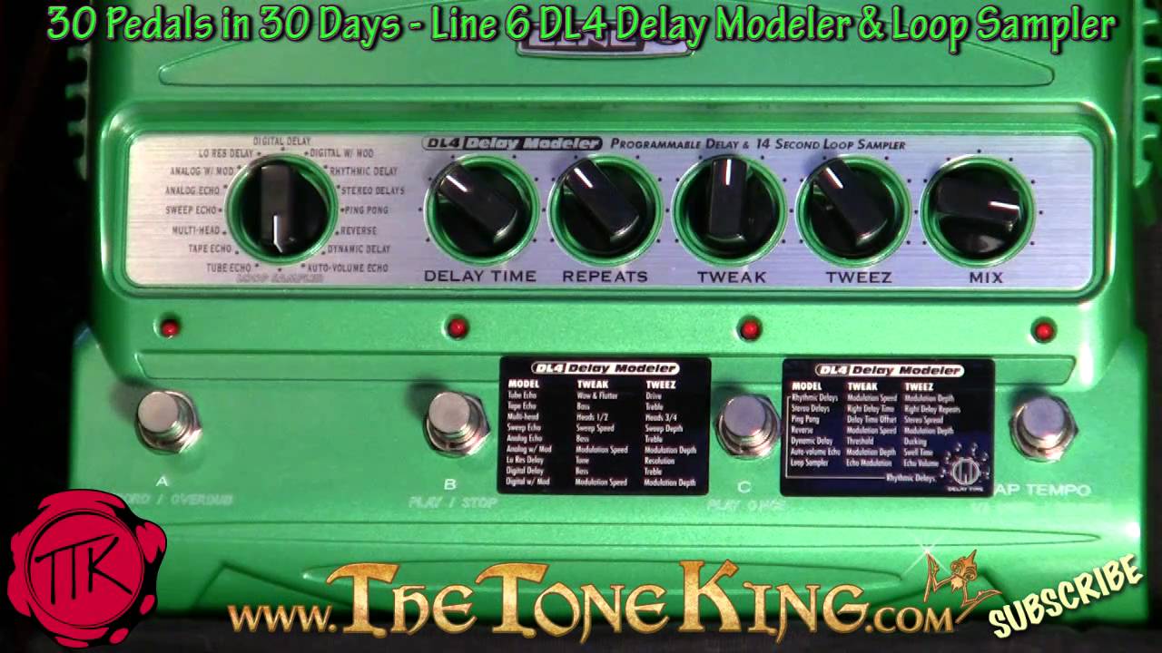 Line 6 DL4 Delay Modeler & Loop Sampler Pedal -30 Pedals in 30 Days- Winter NAMM 2011 '11 Line6 DL-4